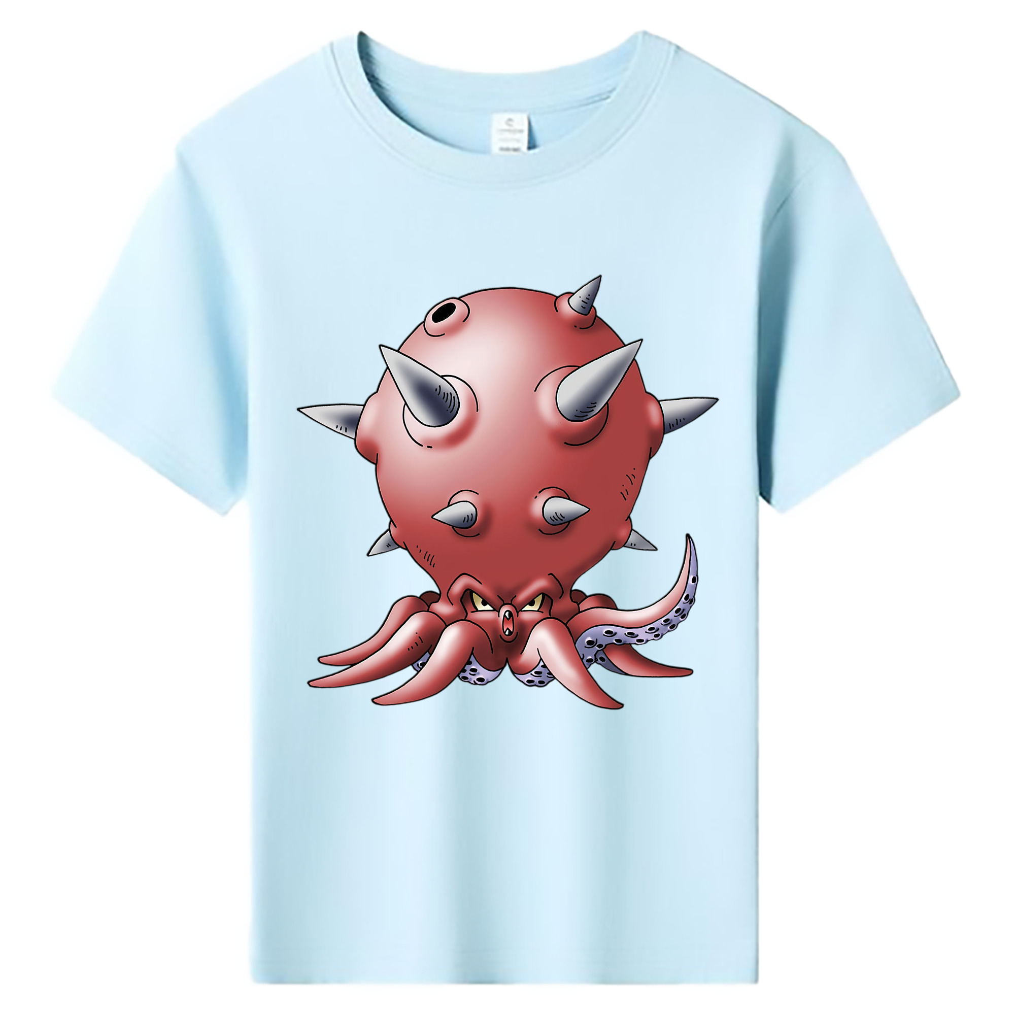 （画像用） ドラゴンクエスト Doragon Kuesuto Dragon Quest 綿100％キッズTシャツ（フロントプリント）